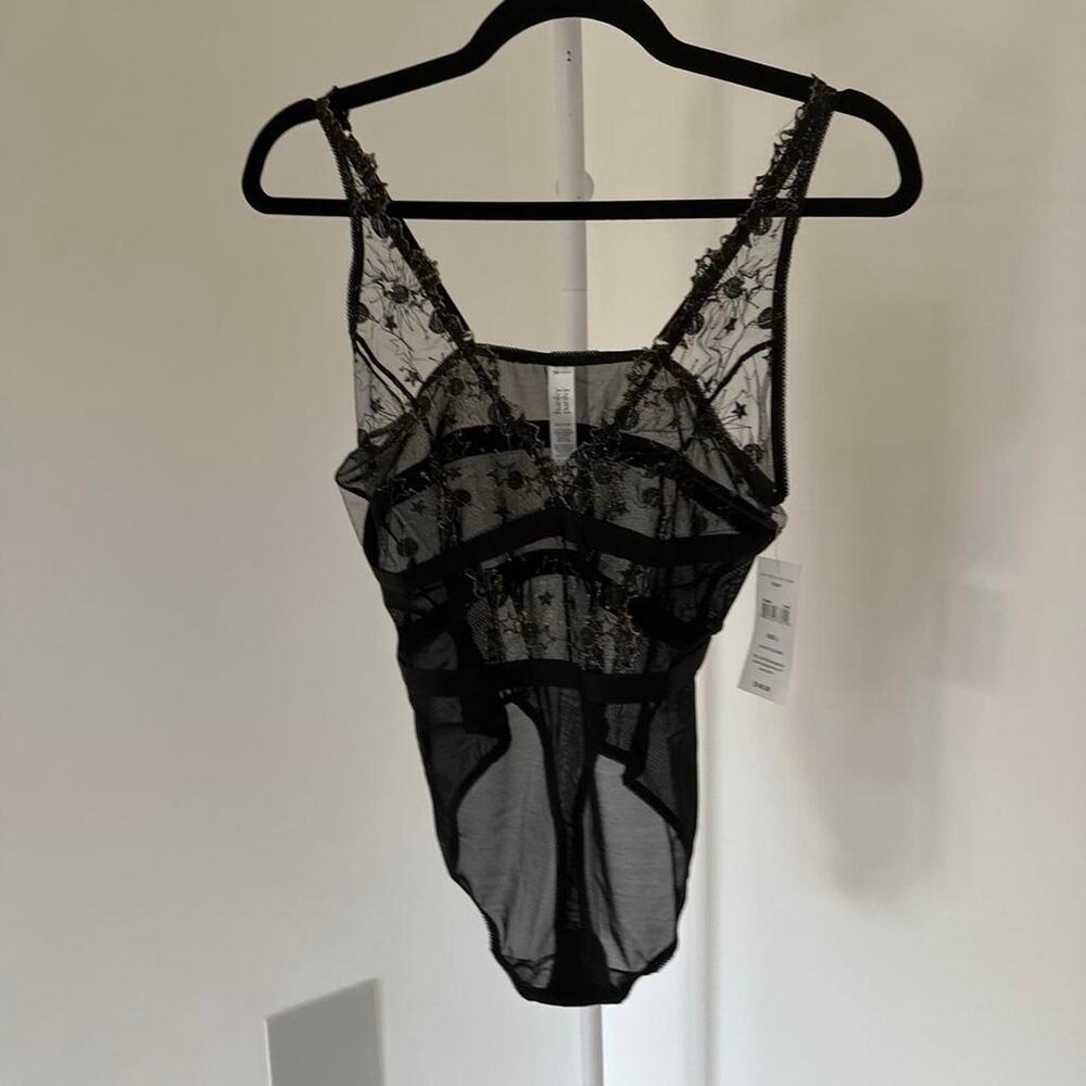Hanky Panky Women's Black Bodysuit
